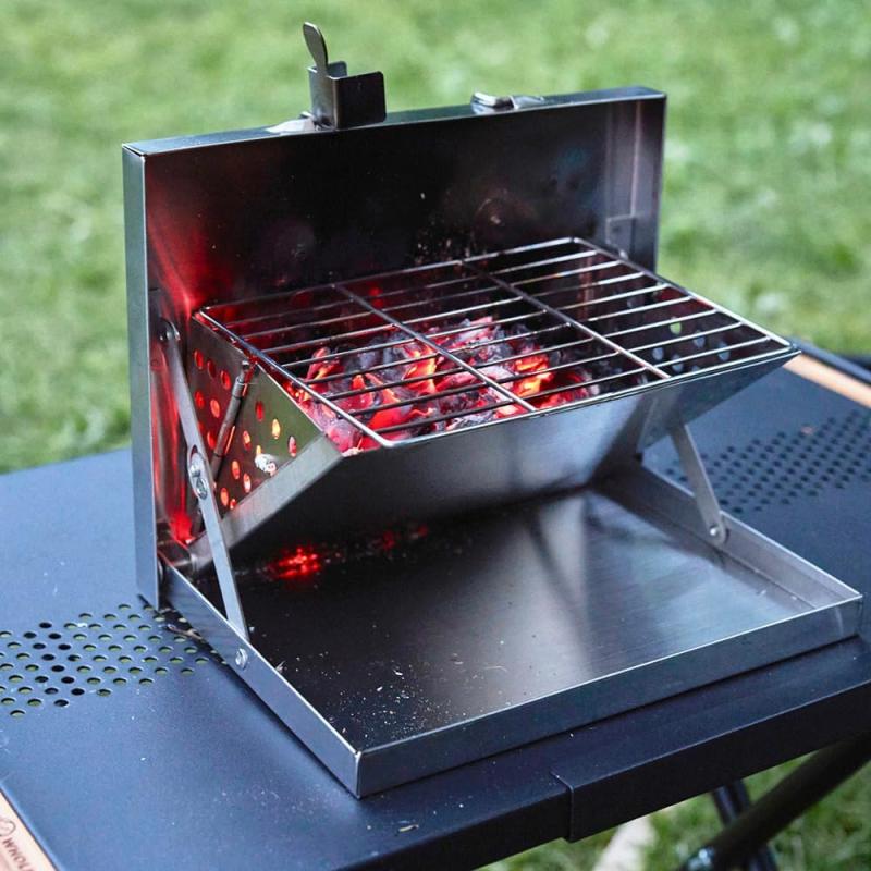 ホールアース) アウトドア キャンプ 卓上グリル