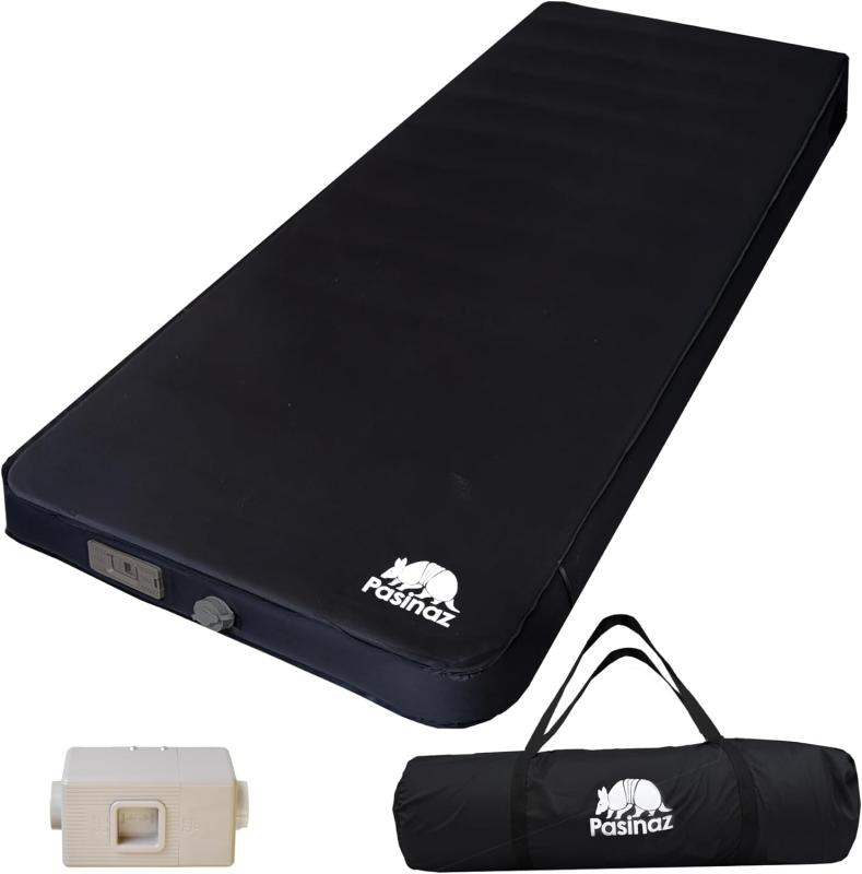 pasinaz（パシナーズ） 電動ポンプ内蔵 厚手10cm 充電式 Type-C キャンプ エアーマット