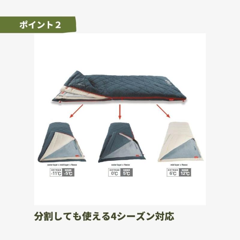 コールマン(Coleman) 寝袋 シュラフ マルチレイヤースリーピングバッグ オールシーズン
